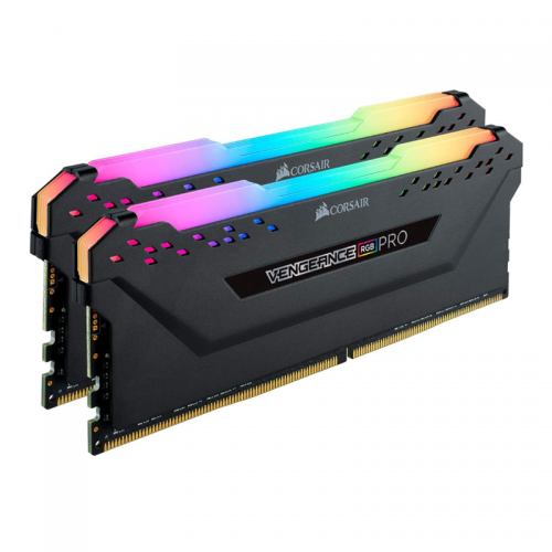 Corsair VENGEANCE RGB PRO 32GB (2x16GB) DDR4 3200MHz C16 Desktop Memory - Black, CMW32GX4M2E3200C16